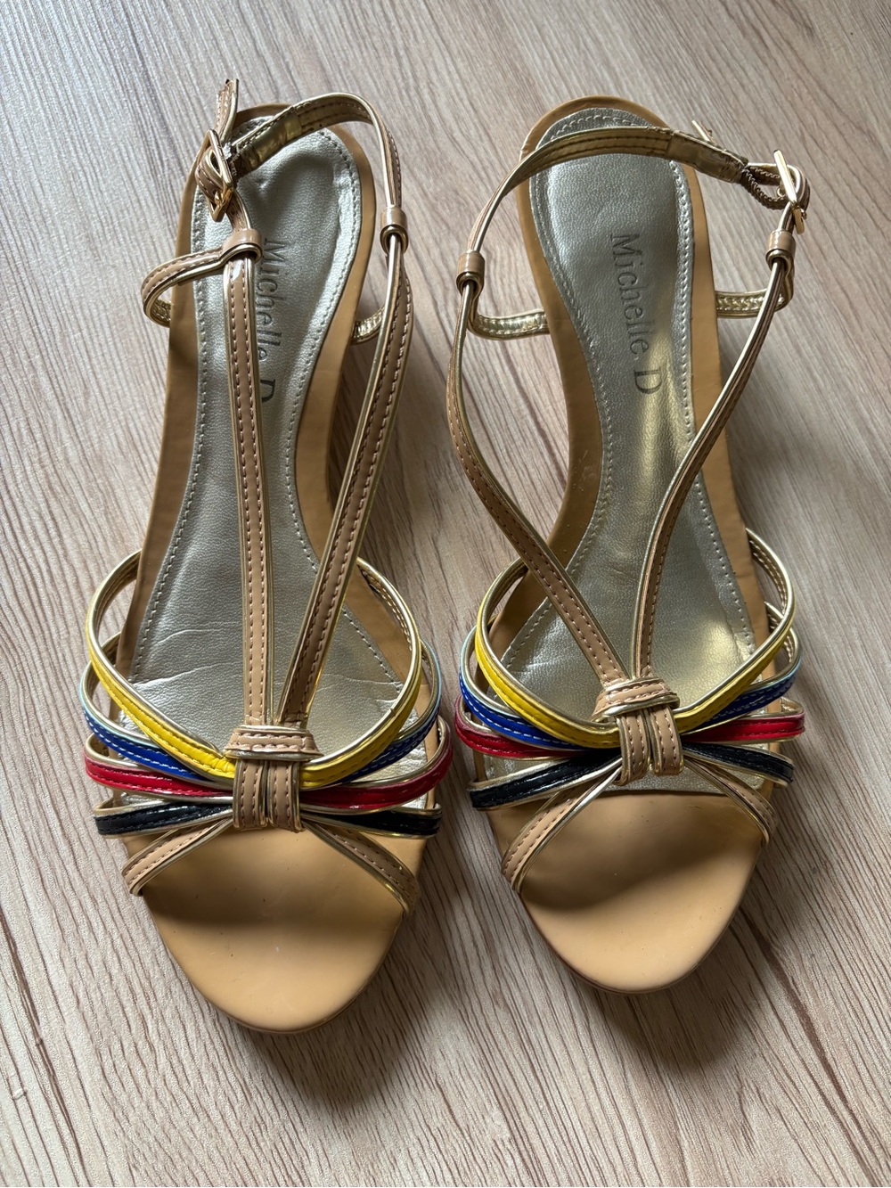 Michelle D Wedge Sandal